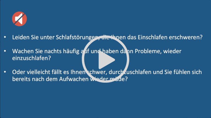 besser schlafen viedo